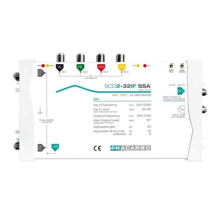Acquista Centrale IF-IF compatta, 4 ingressi satellite, 1 ingresso ...