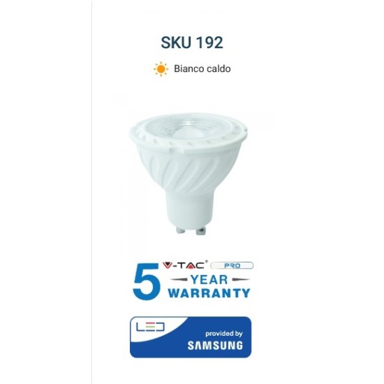 Acquista Faretto LED 6,5W Chip Samsung GU10 4000K naturale 230V | T...
