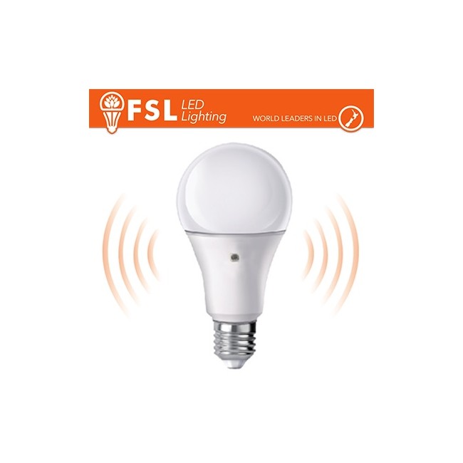 Acquista Lampada Goccia, 9W 4000K E27 Sensore Crepuscolare 2 LATI |...