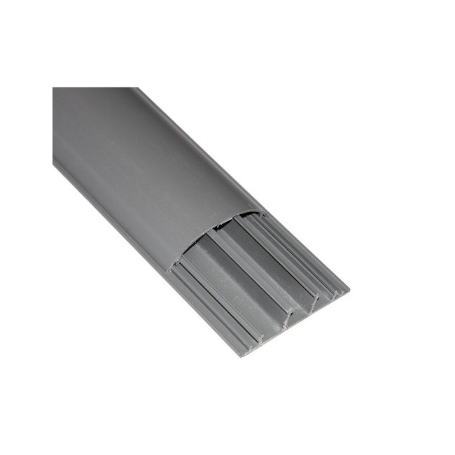 Acquista Canale a pavimento 50x12 a 3 scomparti, grigio | Tiesseele...