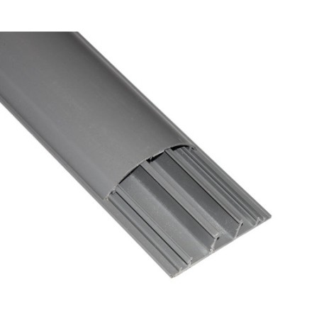 Acquista Canale a pavimento 50x12 a 3 scomparti, grigio | Tiesseele...