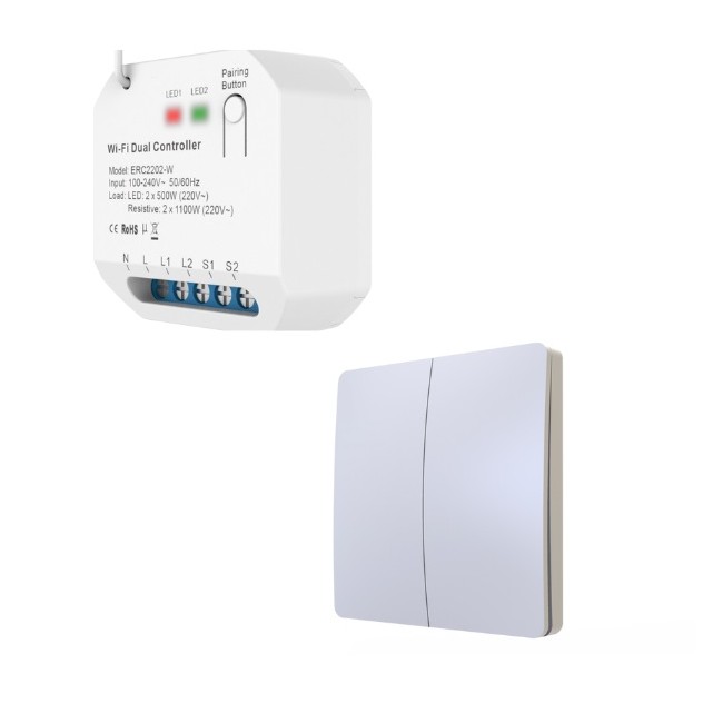 Acquista Kit tapparelle composto da un pulsante doppio art.9320/2 +...