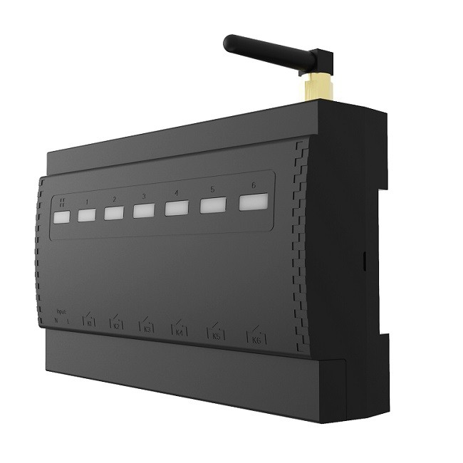 Acquista Modulo 6 relè a contatti puliti smart da barra DIN. Due re...