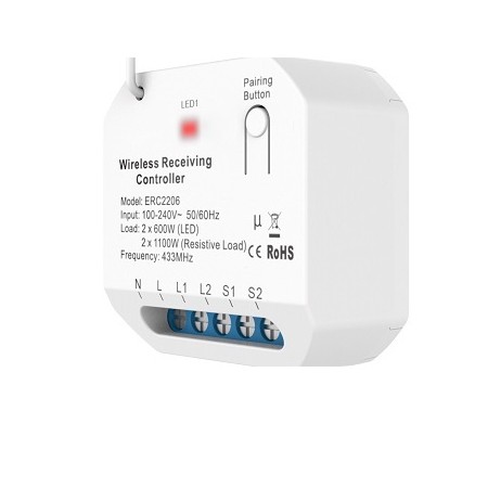 Acquista Relè singolo impulsivo a contatto pulito da 10A resistivi,...