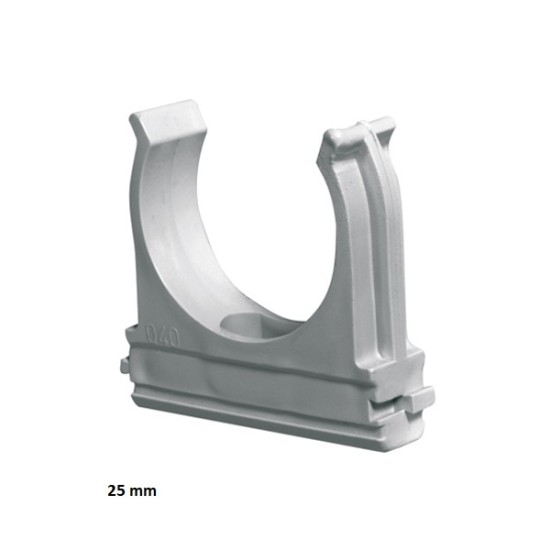 Acquista Fissatubo a scatto 25mm IP 40 | Tiesseelettronica.com