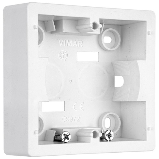 Scatola parete 2M P30mm bianco