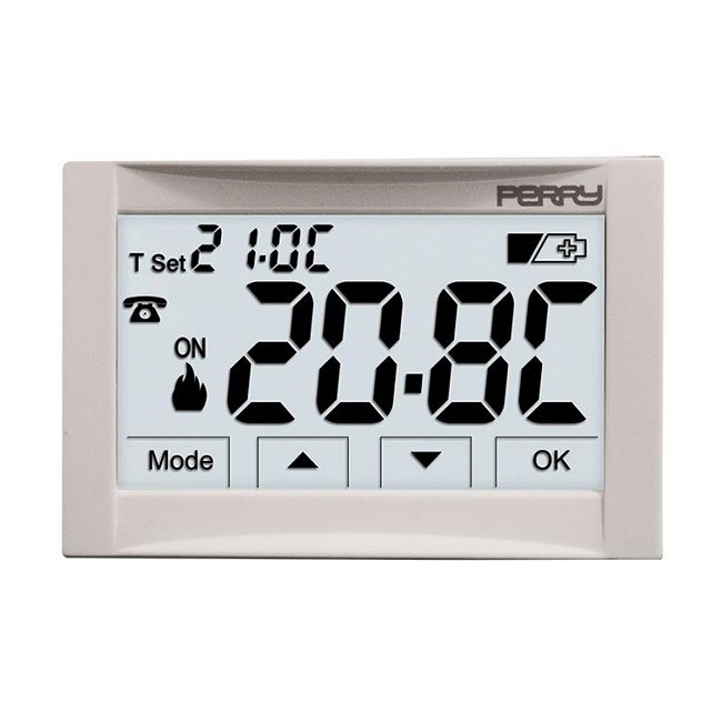 Termostato digitale ad incasso 3V serie “MOON” TOUCH SCREEN