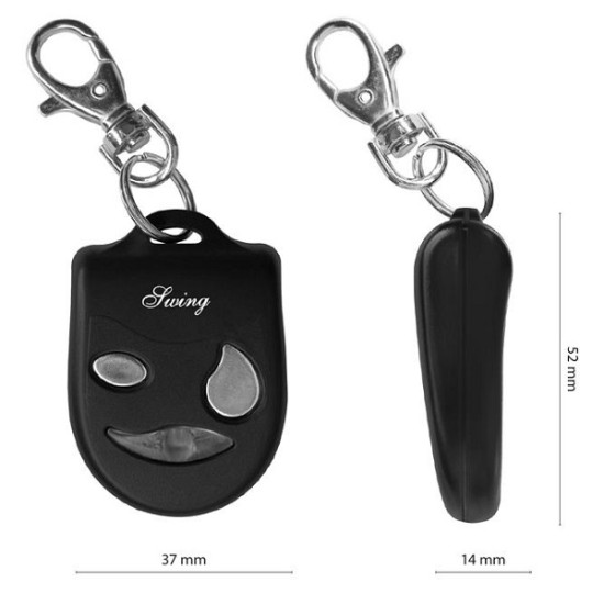 Radiocomando 433.92Mhz copiatore codici fissi NERO