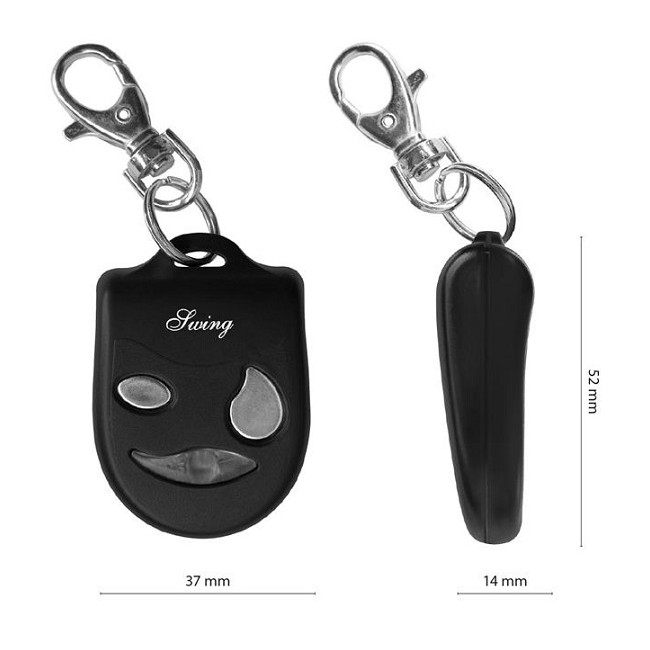 Radiocomando 433.92Mhz copiatore codici fissi NERO