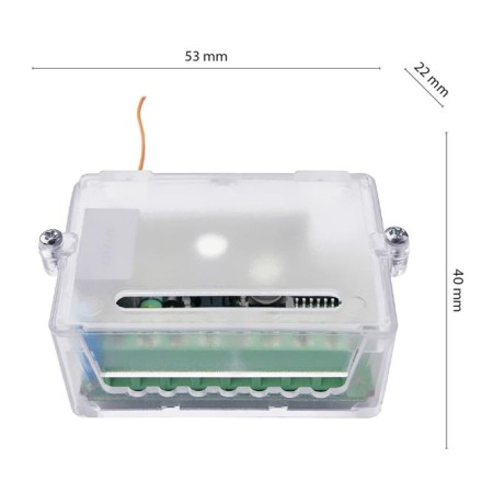 Radiocomando/Trasmettitore per pulsanti a muro a 230V, codice rolling code, frequenza 433.92MHz