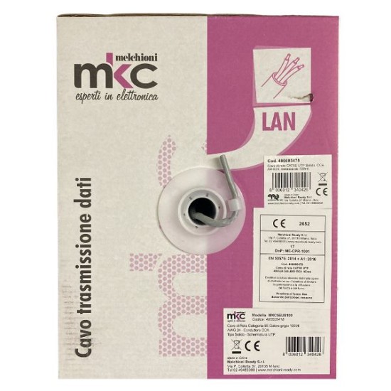 Acquista 100 metri di cavo LAN categoria 5e utp solido con condutto... 2