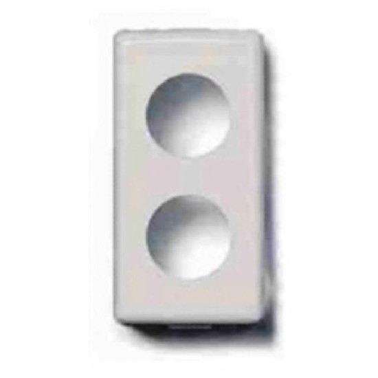 Acquista Adattatore per prese Tv Fracarro serie MATIX BIANCA 2 fori... 2