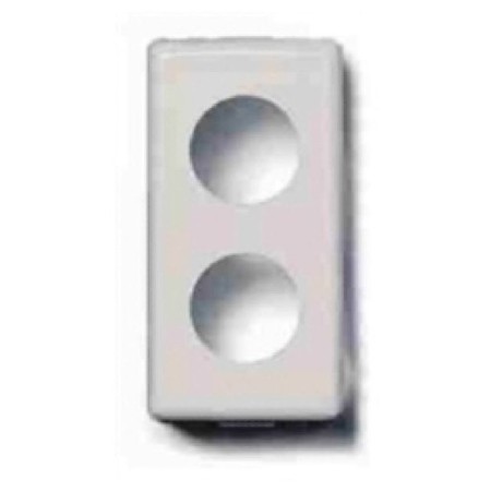 Acquista Adattatore per prese Tv Fracarro serie MATIX BIANCA 2 fori...