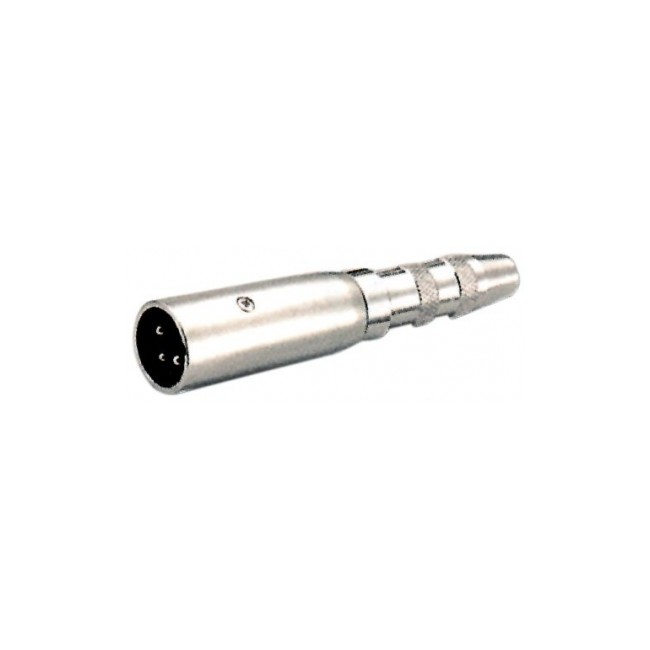 Acquista Adattatore spina cannon XLR 3 poli - presa JACK 6,3mm mono...