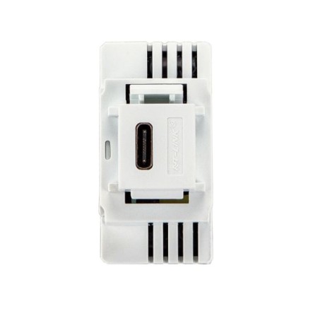 Acquista Alimentatore BIANCO 1 presa USB tipo C Keystone 5V 20W, ad...