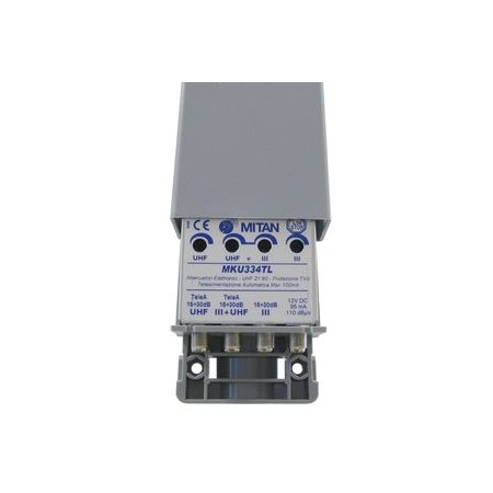 Acquista Amplificatore da palo 1 IN 12dB VHF+UHF regolabile MAX 110...