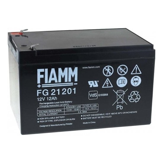 Acquista Batteria 12V 12Ah,ermetica, al piombo ricaricabile. FIAMM ... 2