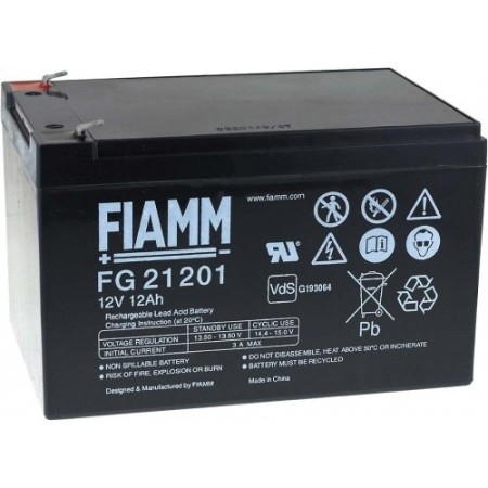 Acquista Batteria 12V 12Ah,ermetica, al piombo ricaricabile. FIAMM ...