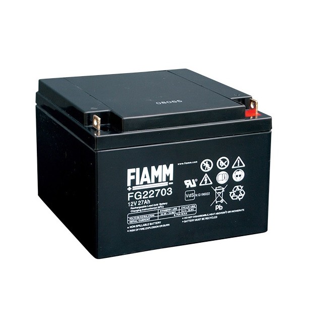 Acquista Batteria 12V 27Ah, al piombo ricaricabile, terminale bandi...