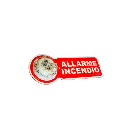 Acquista Cartello indicatore in Plexiglass per sirene con scritta a... 2