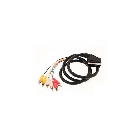 Acquista Cavetto SCART 6 SPINE RCA 1,5m | Tiesseelettronica.com