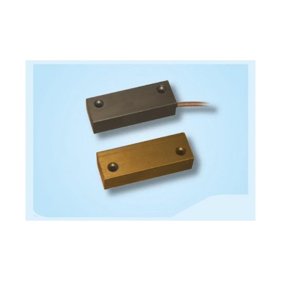 Acquista Contatto magnetico alluminio per porte metalliche 58x15x20... 2