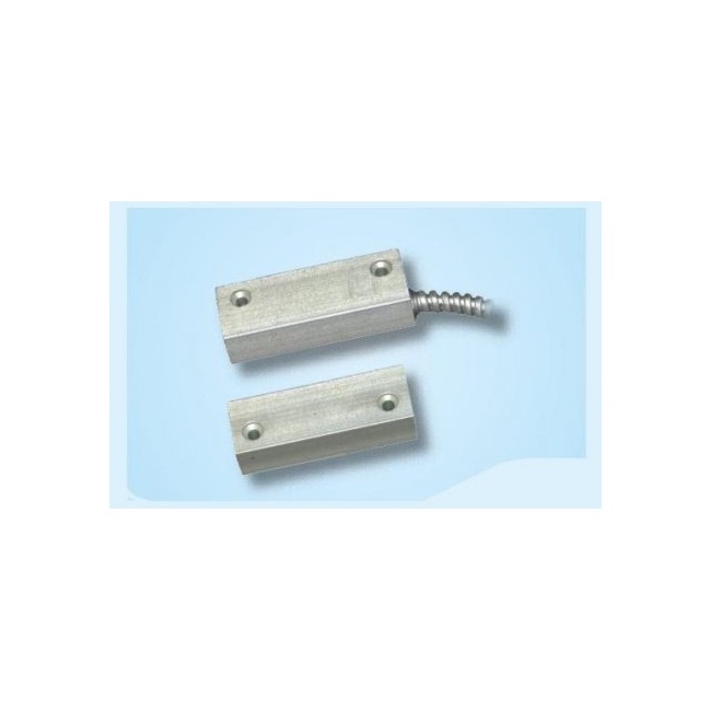 Acquista Contatto magnetico alluminio per porte metalliche con cavo...