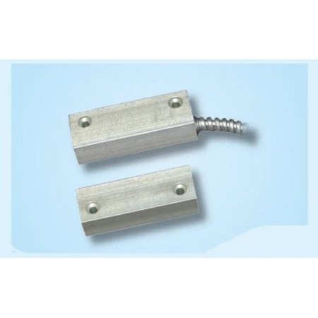Acquista Contatto magnetico alluminio per porte metalliche con cavo...