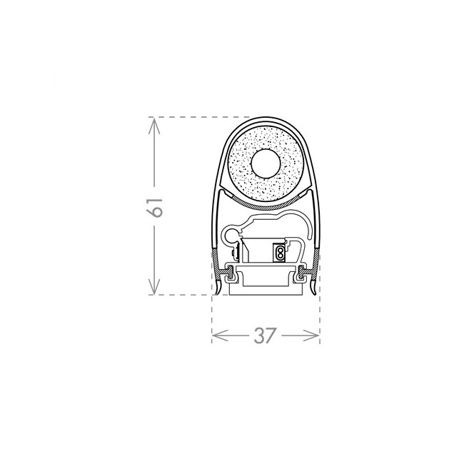 Acquista Costa di protezione CCE COMPATTA PROTO 2m a microswitch | ...