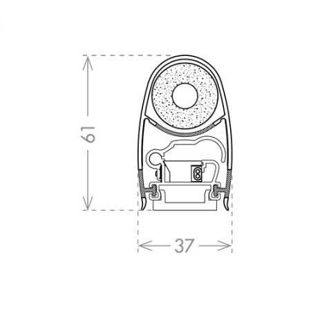 Acquista Costa di protezione CCE COMPATTA PROTO 2m a microswitch | ...