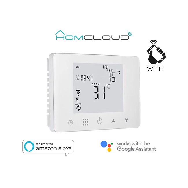 Acquista Cronotermostato digitale Homcloud Wi-fi | Tiesseelettronic...