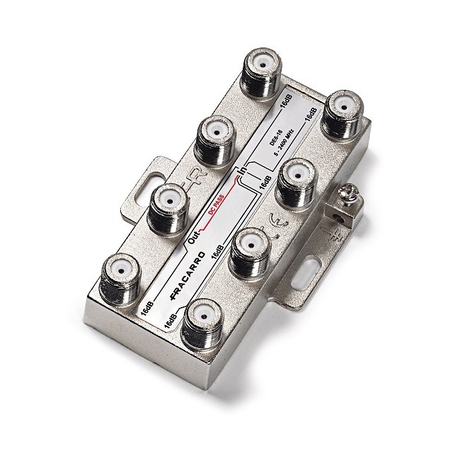 Acquista Derivatore in pressofusione 6 vie - 16 Db con connettore F...