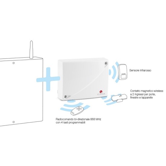 Acquista Espansione 12 zone senza fili per centrale Venitem Mira | ... 2