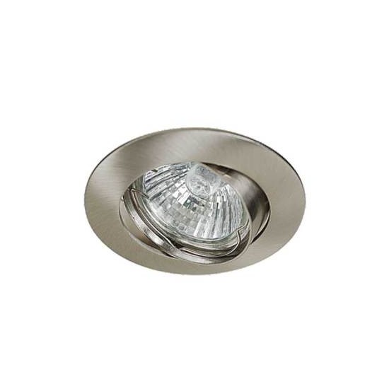 Acquista Ghiera basculante tonda cromata per lampada dicroica attac... 2