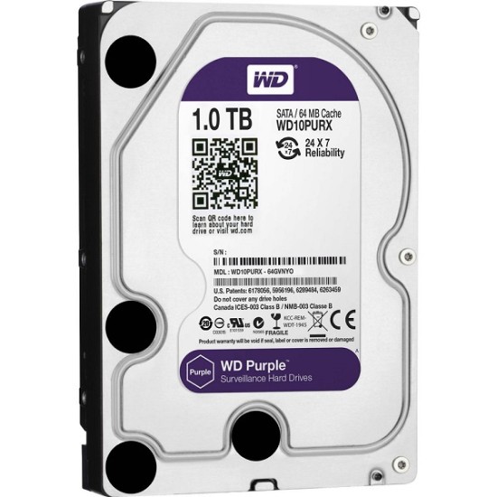 Acquista Hard disk 1TB Western Digital® Purple HikVision WD10PURX |... 2