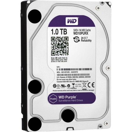 Acquista Hard disk 1TB Western Digital® Purple HikVision WD10PURX |...