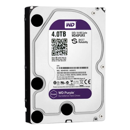 Acquista Hard disk 4TB Western Digital® Purple HikVision WD40PURX |...
