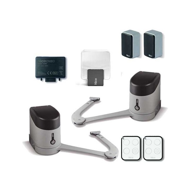 Acquista Kit bidirezionale NICE per l’automazione di cancelli a bat...