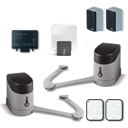 Acquista Kit bidirezionale NICE per l’automazione di cancelli a bat...