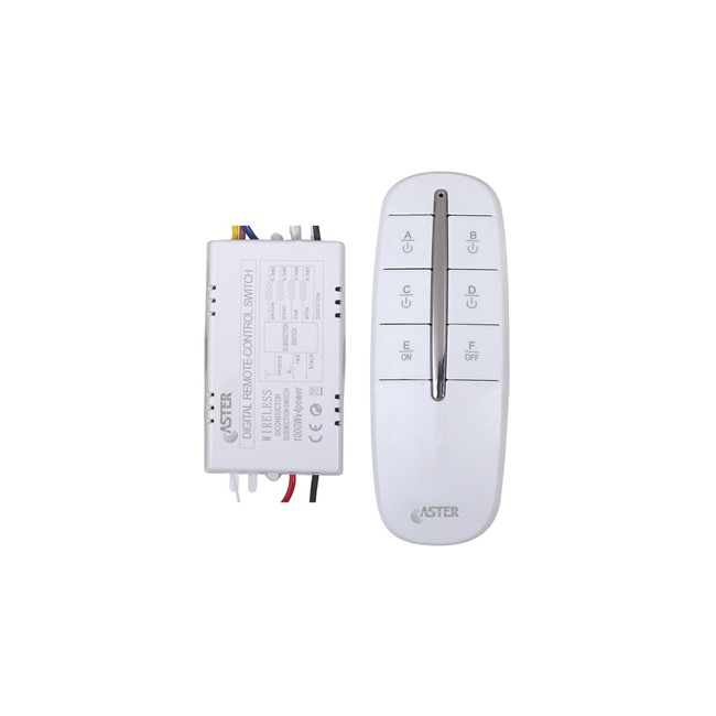 Acquista Kit controller Radiofrequenza 4 vie ricevitore e telecoman...