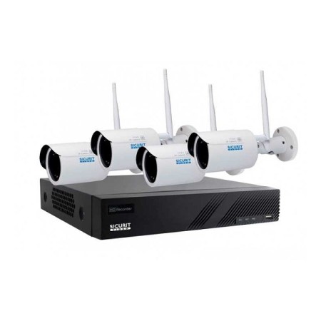 Acquista Kit di videosorveglianza 3.0mpx composto da 4 telecamere I...