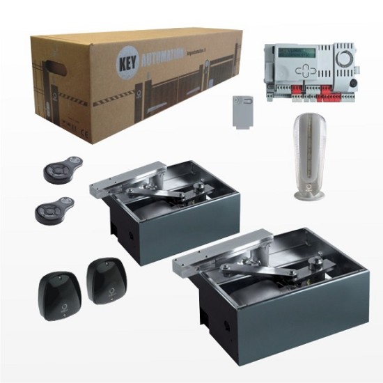 Acquista Kit interrato per l’automazione di cancelli a battente con... 2