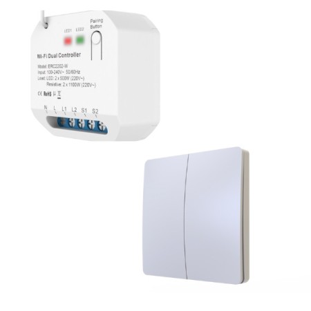 Acquista Kit tapparelle composto da un pulsante doppio art.9320/2 +...