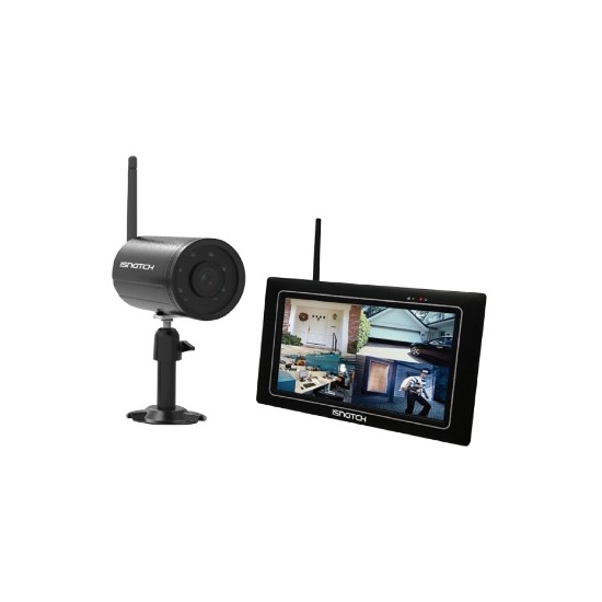 Acquista Kit wireless ip con monitor 7” touch, dvr integrato e tele... 2