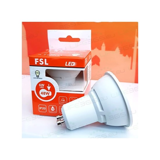 Acquista Lampadina LED GU10 3W 4000K 250LM 38° CRI-80 luce naturale... 2