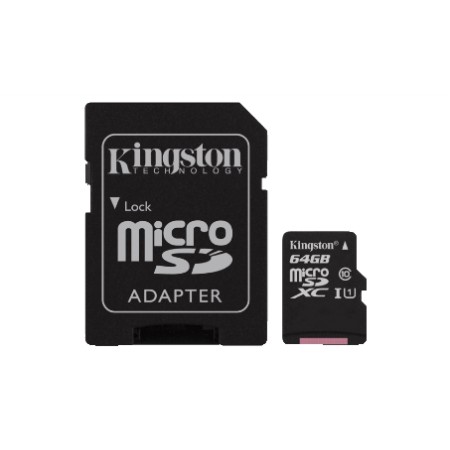 Acquista Micro SD card 64 GB class 10 + adattatore + card reader | ...