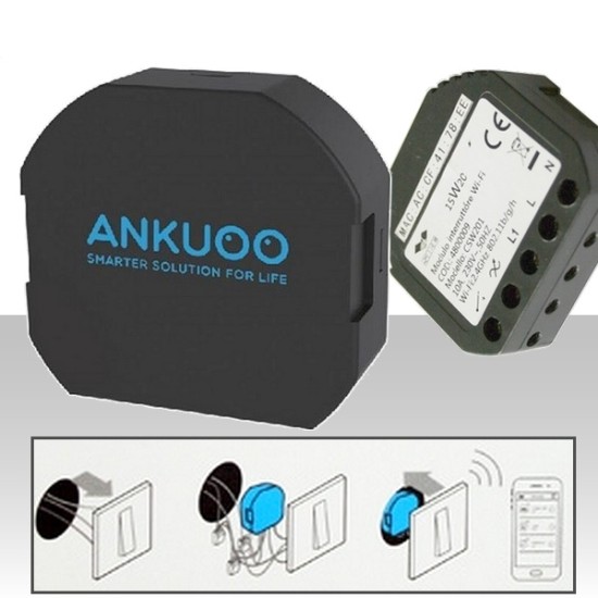 Acquista Modulo interruttore wifi per regolazione luci tramite smar... 2