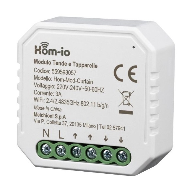 Acquista Modulo tapparelle 3A wifi hom-io domotica HOM-MOD-CURTAIN ...