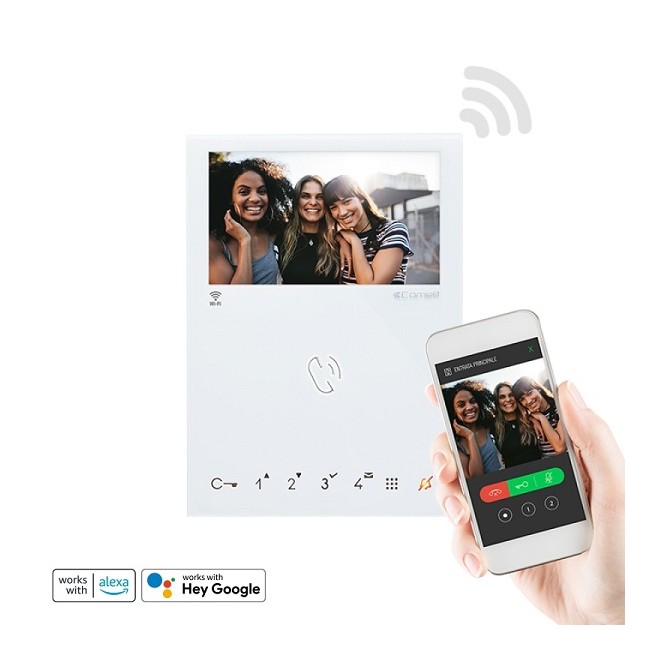 Acquista Monitor WI-FI CONNESSO mini vivavoce simplebus2 da parete ...