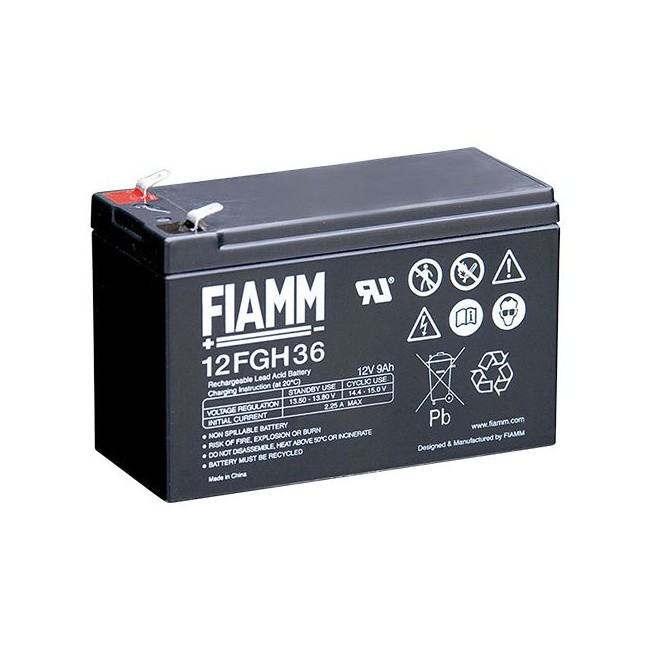 Acquista Batteria per UPS 12V 9Ah ermetica al piombo ricaricabile f...